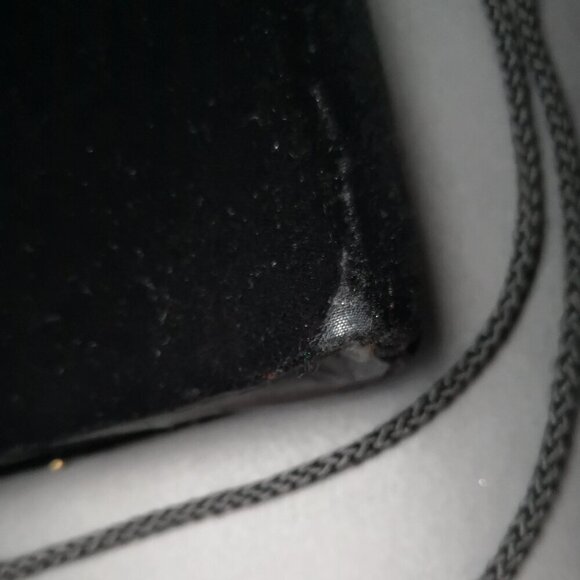 Heys International Canada Black Velvet Magnetic Closure Evening / Crossbody Bag - Picture 7 of 7